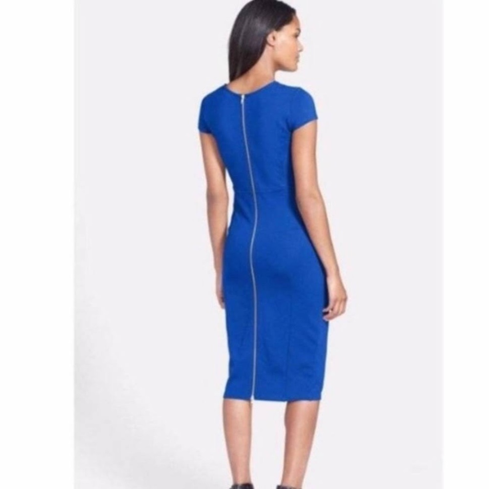 COPY - Felicity & Coco Nordstrom Ward Seamed Pencil Dress -- Size XL -- Blue